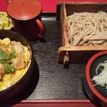 蕎麦・酒膳　貴石 - ミニカツ丼+せいろ(1100円)