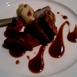 ラ・プラージュ - 牛フィレ肉のグリル冬野菜のミジョンテ添え  2013.1