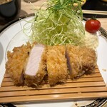 とんかつ ばんぶー - ロースかつ定食1500円