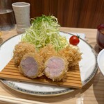とんかつ ばんぶー - ひれかつ定食1600円