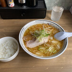 札幌ラーメン 原ゝ - 味噌ラーメンと小ライス