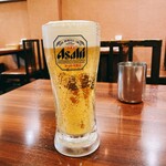 アーンドラ・キッチン - 生ビールはアサヒです