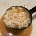 船橋 蔭虎 - 鶏白湯(正油)     ライスドボン