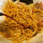 ラーメン二郎 - 赤酢投入～♪