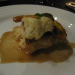 ラ・プラージュ - 坊勢産鯛のポワレ春の七草のリゾット添え  2012.1