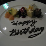 ラ・プラージュ - バースデイデザート  2012.1