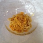 ウシマル - 自家製カラスミと地粉のタリオリーニ