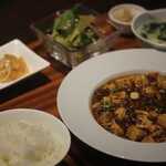 チャイニーズキッチン 貴 - ランチセット貴特選四川麻婆豆腐