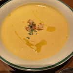 Burassuriozami Marunouchi - 本日のミニスープ、とうもろこしのスープ。濃厚で美味しい、、