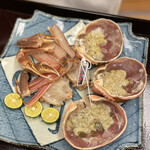 西村屋ホテル 招月庭 - かに炭火焼き