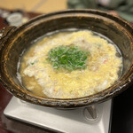 西村屋ホテル 招月庭 - かに雑炊。もう食べられない