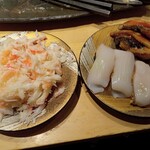俺の魚を食ってみろ!!  - 本ズワイガニ身　イカ　生タコ　鰻