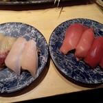 俺の魚を食ってみろ!!  - シマアジ　ブリ　中トロ　赤身