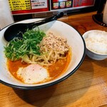 広島つけ麺 弁慶 - 汁なし担担麺とミニライス