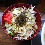 秋刀魚煮干し蕎麦 高倉 - チャーシュー丼　300円