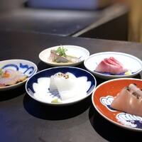 食堂 ぎんみ - ◆お刺身5種・・一人には嬉しい品々。