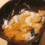 すが弥 - 下にはバフンウニと刻み海苔が。混ぜ混ぜしていただきます