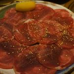 焼肉 食べ放題 飲み放題 かわよし 栄錦本店 - (13.01.11)タン塩（豚）牛は残念ながらタンは食べ放題になかったなぁ＾＾；