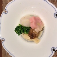 りょうり屋 くどう - まずは　さといもに牡蠣　たきあわせ