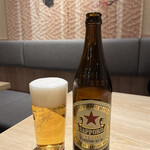 讃岐饂飩 元喜 - ビールはこちらの他にクラフトビールが１種ありました。