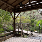 ふなや - 中庭にある足湯からの景色