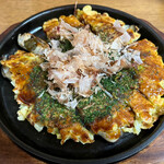 Okonomiyaki Mori - カキオコ 1280円。