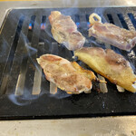 飯場めし - 食べ頃に焼けました