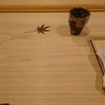 鮨 むらやま - 手元