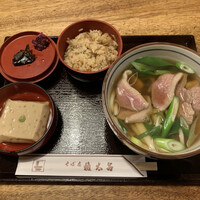 京都 権太呂 本店 - 鴨なんばうどん御膳　2,300円