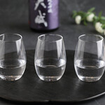 Compare three types of premium sake