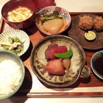 おにく 花柳 - 13.01.21【月曜ランチ20食限定】和牛御膳(1000円)