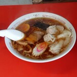 黒恵屋食堂 - ワンタン麺大盛り￥520