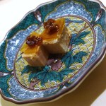 寿しの吉乃 - あん肝の上に奈良漬が！山椒味噌がのっています