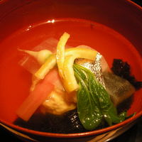 高麗橋 吉兆 なんばダイニングメゾン店 - 海老真薯