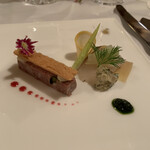 日光金谷ホテル - 日光HIMITSU豚のパテドカンパーニュ　真鯛のマリネといぶりがっこ