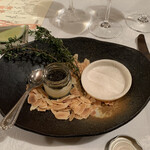 日光金谷ホテル - 自家製キャビア　2年熟成ジャガイモ最中