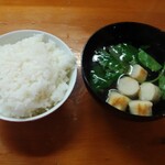 うな浜 - ご飯（お代わり可）＋吸い物