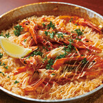 Specialty! Thrilling! Grilled shrimp risotto