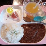 ニコカレー - キッズカレーセット（甘口）・パインジュース