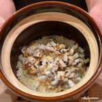 御料理 寺沢 - 穴子と牛蒡の炊込みごはん