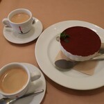 Felicita Pizzeria Trattoria - 手作りティラミス(イタリアサイズ)とコーヒー