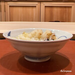 御料理 寺沢 - 穴子と牛蒡の炊込みごはん