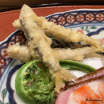 御料理 寺沢 - 稚鮎天ぷら