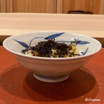 御料理 寺沢 - 黒ﾄﾘｭﾌと卵黄を加えて