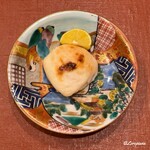 御料理 寺沢 - 天然とら河豚の白子焼