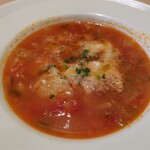 Felicita Pizzeria Torattoria - ランチのスープ