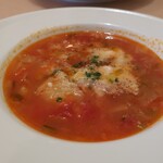 Felicita Pizzeria Torattoria - ランチのスープ