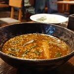 らっきょ - 納豆オクラスープカレー ¥990＊辛5＊玄米少