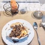 La Brianza - トリュフグラタンピエモンテ風ウンブリア州産トリュフ。