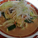 支那そば つかさ - 野菜たっぷり味噌ラーメン